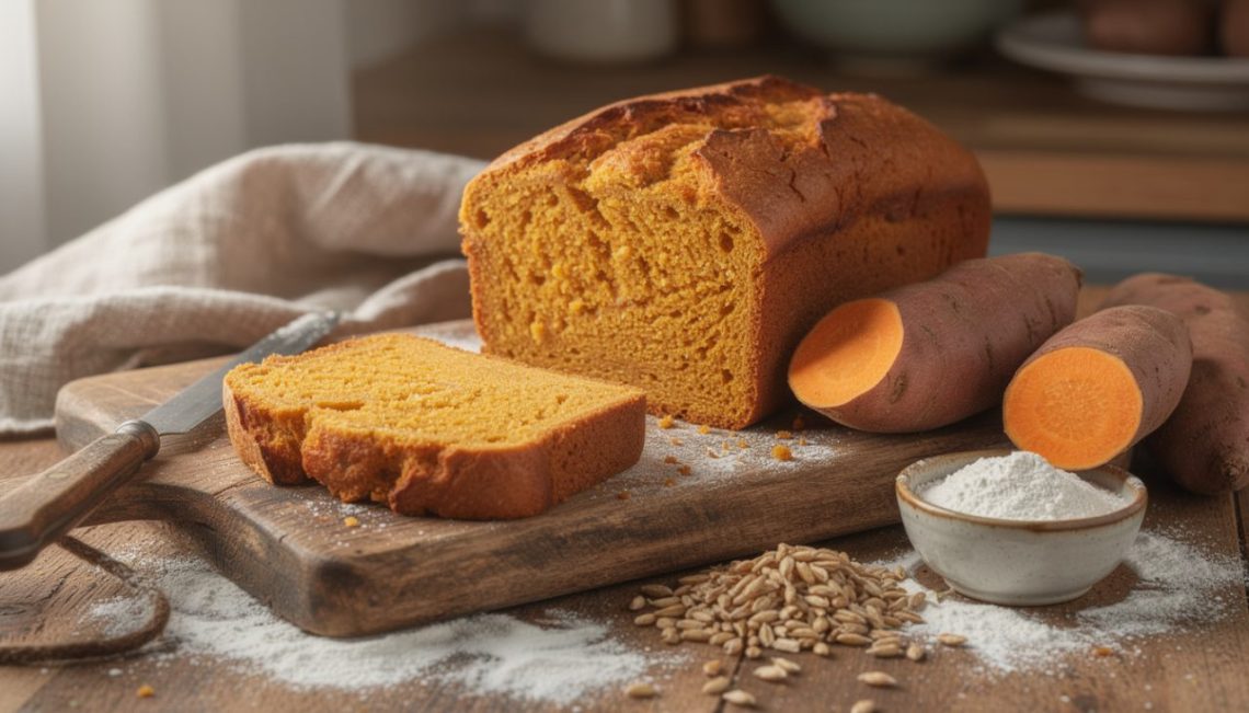 découvrez notre recette facile et délicieuse de pain à la patate douce, parfaite pour un goûter sain et gourmand.