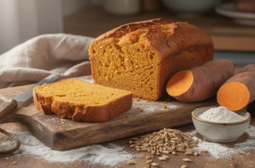 découvrez notre recette facile et délicieuse de pain à la patate douce, parfaite pour un goûter sain et gourmand.