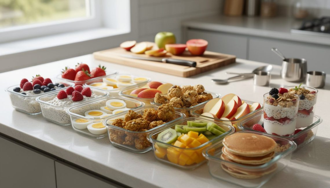 découvrez le batch cooking pour préparer des petits-déjeuners sains et délicieux en avance, et gagnez du temps chaque matin.